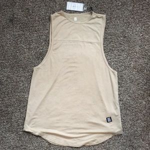 Tan Workout tank